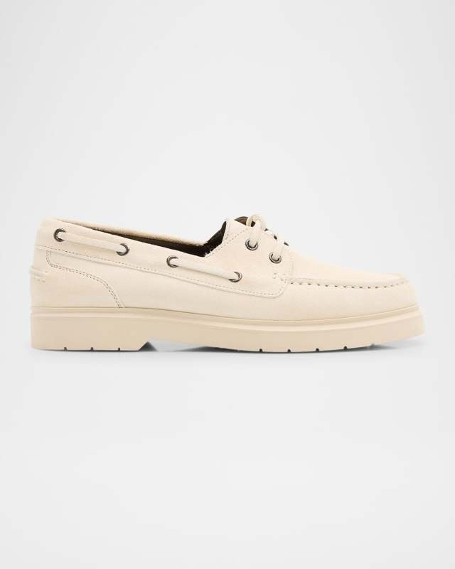 Classic Suede Boat Loafers